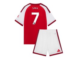 Arsenal Bukayo Saka #7 Hemmaställ Barn 2026-27 Kortärmad (+ Korta byxor)